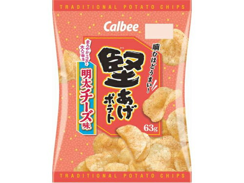 JAN 4901330568658 カルビー ６３ｇ堅あげポテト明太チーズ味 カルビー株式会社 スイーツ・お菓子 画像