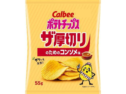 JAN 4901330594152 カルビー ポテトチップスザ厚切りのためのコンソメ味 カルビー株式会社 スイーツ・お菓子 画像