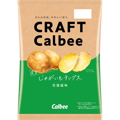 JAN 4901330915940 カルビー じゃがいもチップス花藻塩味 カルビー株式会社 スイーツ・お菓子 画像