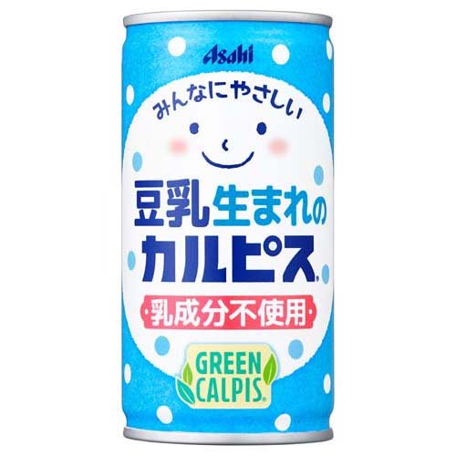 JAN 4901340070233 アサヒ飲料 ２２豆乳ＧＲＥＥＮ　ＣＡＬＰＩＳ缶１９０ アサヒ飲料株式会社 水・ソフトドリンク 画像