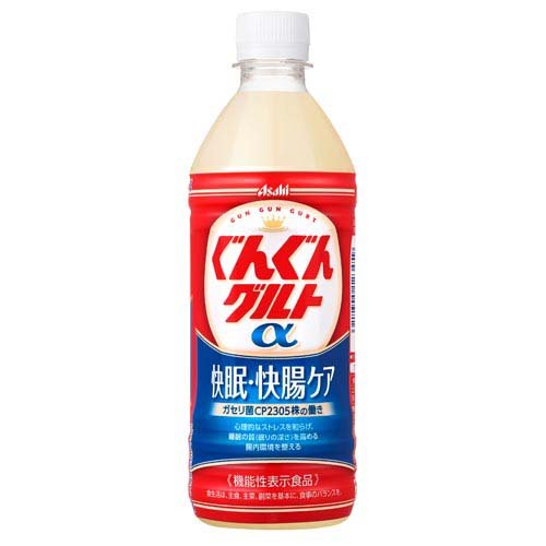 JAN 4901340086739 アサヒ飲料 24ぐんぐんグルトα快眠快腸ケアP500 アサヒ飲料株式会社 水・ソフトドリンク 画像