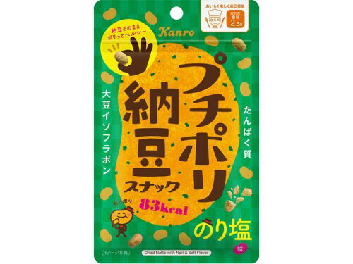 JAN 4901351054789 カンロ プチポリ納豆スナック のり塩味 18g カンロ株式会社 スイーツ・お菓子 画像