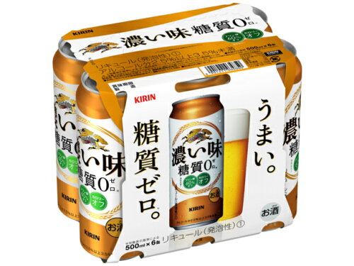 JAN 4901411034850 キリンビール キリン濃い味〈糖質０〉５００・６Ｐ 麒麟麦酒株式会社 ビール・洋酒 画像