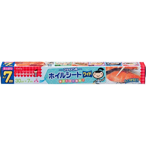 JAN 4901422325657 キチントさん フライパン用ホイルシート ワイド(30cm*7m) 株式会社クレハ 日用品雑貨・文房具・手芸 画像