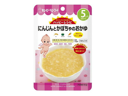 JAN 4901577037580 キユーピー ＱＰ　ＨＡ-１　にんじんとかぼちゃのおかゆ　８０ｇ キユーピー株式会社 キッズ・ベビー・マタニティ 画像