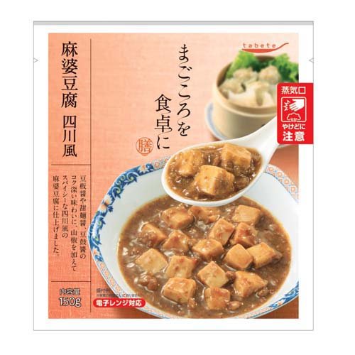 JAN 4901592928870 tabete まごころを食卓に 膳 麻婆豆腐 四川風(150g) 国分グループ本社株式会社 食品 画像