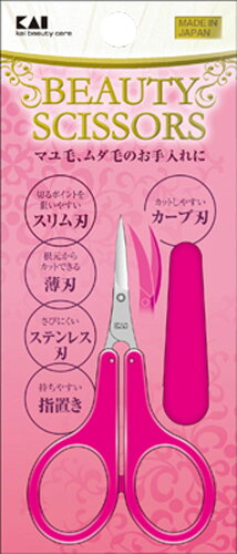 JAN 4901601273403 薄刃オシャレハサミ ピンク(1コ入) 貝印株式会社 美容・コスメ・香水 画像