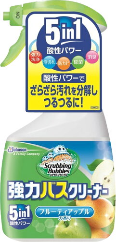 JAN 4901609007543 スクラビングバブル 強力バスクリーナー フルーティアップルの香り 本体(400mL) ジョンソン株式会社 日用品雑貨・文房具・手芸 画像