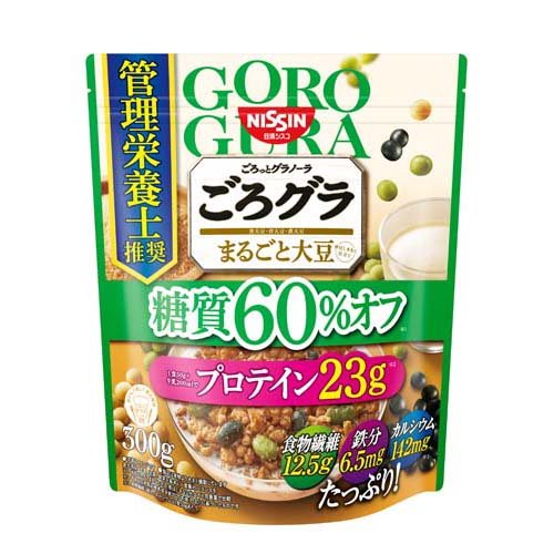 JAN 4901620161675 日清シスコ ごろグラ 糖質60％オフ まるごと大豆(300g) 日清シスコ株式会社 食品 画像