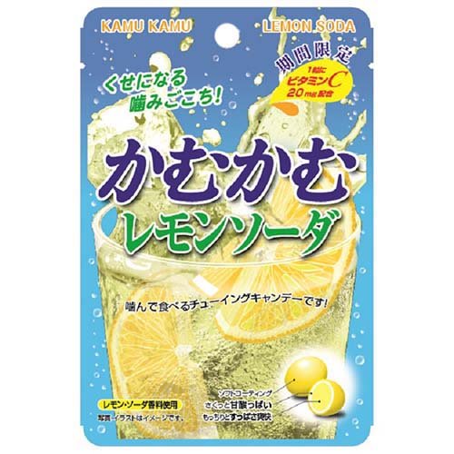 JAN 4901625421460 かむかむ レモンソーダ 袋(30g) 三菱食品株式会社 スイーツ・お菓子 画像