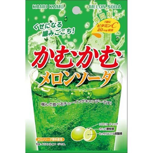 JAN 4901625421927 かむかむ メロンソーダ(30g) 三菱食品株式会社 スイーツ・お菓子 画像