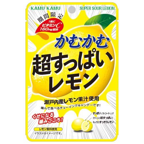 JAN 4901625422030 かむかむ 超すっぱいレモン(30g) 三菱食品株式会社 スイーツ・お菓子 画像