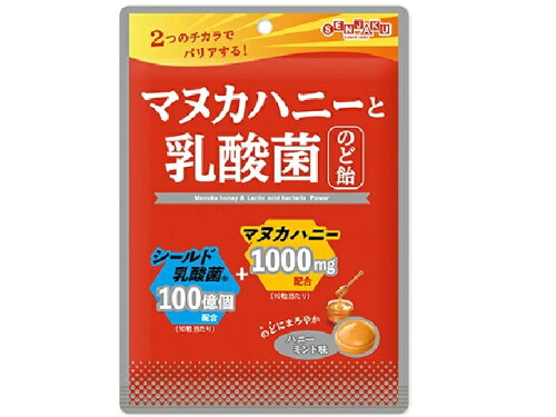 JAN 4901650222483 扇雀飴本舗 マヌカハニーと乳酸菌のど飴 62g 株式会社扇雀飴本舗 スイーツ・お菓子 画像