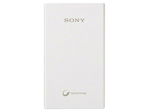 JAN 4901660145154 SONY モバイルバッテリー 6100mAh CP-E61CA(W) ソニーエナジー・デバイス株式会社 スマートフォン・タブレット 画像