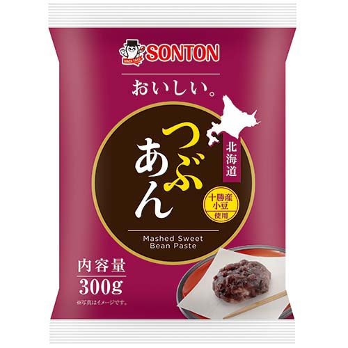 JAN 4901671010113 おいしい。北海道つぶあん(300g) ソントン株式会社 スイーツ・お菓子 画像