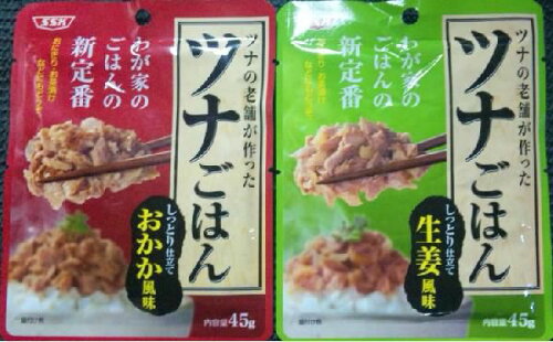 JAN 4901688130118 SSK ツナごはん しっとり仕立て 生姜風味 45g 清水食品株式会社 食品 画像