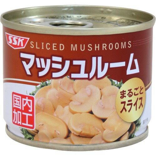 JAN 4901688316208 SSK マッシュルーム まるごとスライス(125g) 清水食品株式会社 食品 画像