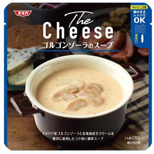 JAN 4901688512679 SSK The Cheese ゴルゴンゾーラのスープ 130gX5 清水食品株式会社 食品 画像