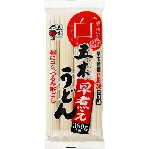 JAN 4901726040911 五木食品 早煮えうどん(360g*20袋入) 五木食品株式会社 食品 画像