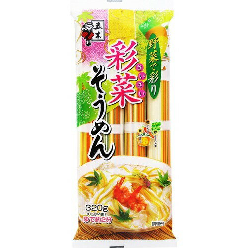 JAN 4901726040935 五木食品 彩菜そうめん(320g*20袋入) 五木食品株式会社 食品 画像