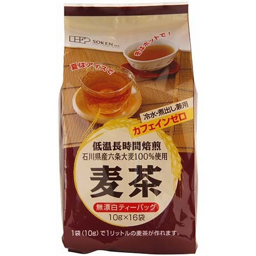 JAN 4901735015511 創健社 石川県産六条大麦使用麦茶(10g*16袋入) 株式会社創健社 水・ソフトドリンク 画像