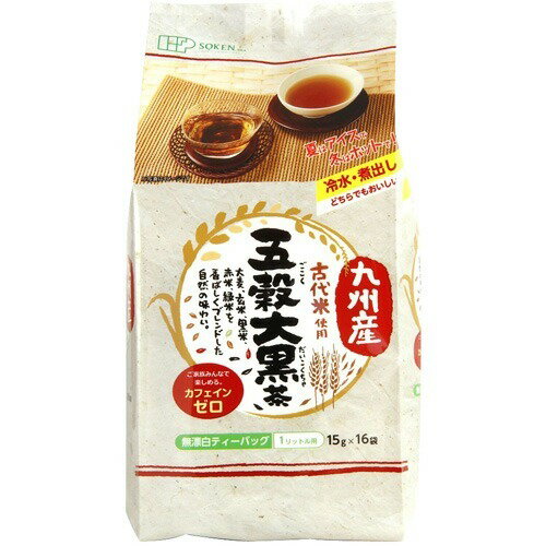 JAN 4901735023202 創健社 九州産古代米使用五穀茶(15g×16袋) 株式会社創健社 水・ソフトドリンク 画像