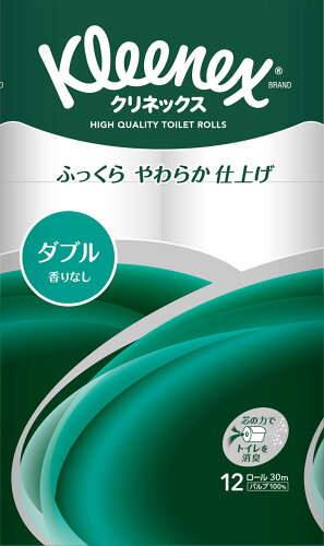 JAN 4901750282660 クリネックス トイレットティシュー ダブル(30m*12ロール) 日本製紙クレシア株式会社 日用品雑貨・文房具・手芸 画像