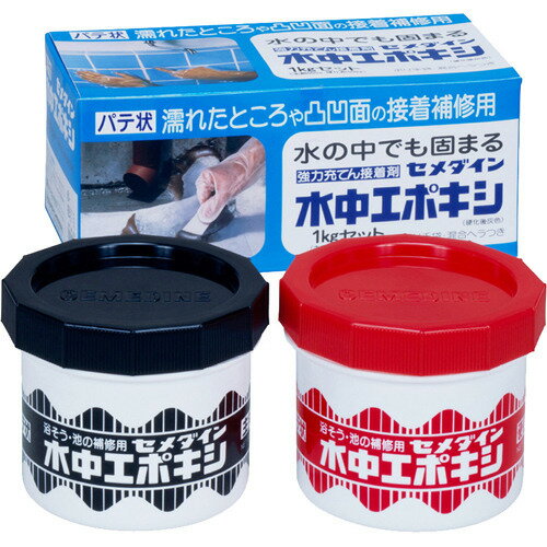 JAN 4901761103893 セメダイン 強力充てん接着剤水中エポキシ AP-001(1kgセット) セメダイン株式会社 花・ガーデン・DIY 画像