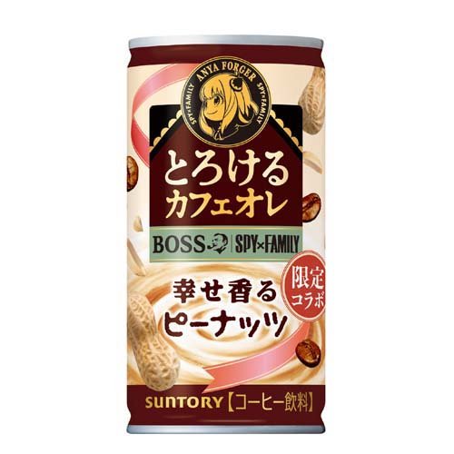 JAN 4901777397736 サントリー ボスとろけるカフェオレピーナッツ１８５ｇ缶 サントリーホールディングス株式会社 水・ソフトドリンク 画像