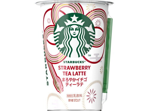 JAN 4901777427075 サントリー スタバ イチゴティーラテ カップ 200ml サントリーホールディングス株式会社 水・ソフトドリンク 画像