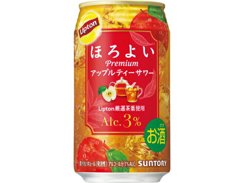 JAN 4901777432338 サントリー ほろよい リプトンアップルティーサワー 缶 350ml サントリーホールディングス株式会社 ビール・洋酒 画像