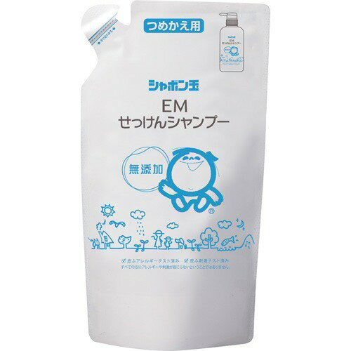 JAN 4901797031023 シャボン玉 EMせっけんシャンプー つめかえ用 63562(420ml) シャボン玉石けん株式会社 美容・コスメ・香水 画像