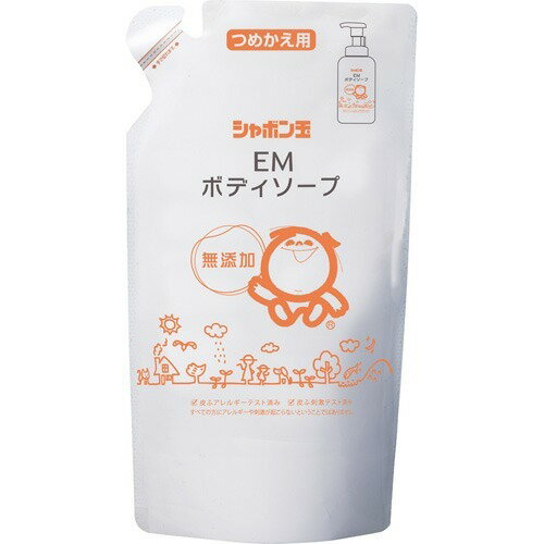 JAN 4901797031061 シャボン玉 EMボディソープ つめかえ用 63566(420ml) シャボン玉石けん株式会社 美容・コスメ・香水 画像