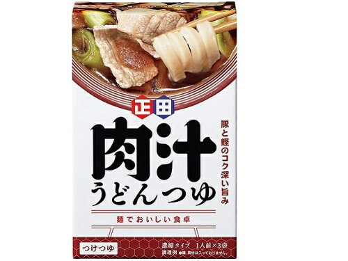 JAN 4901885011012 正田醤油 麺でおいしい食卓肉汁うどんつゆ６０ｇ×３×１２×２ 正田醤油株式会社 食品 画像