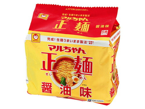 JAN 4901990510974 東洋水産 マルちゃん正麺醤油味５食パック 東洋水産株式会社 食品 画像