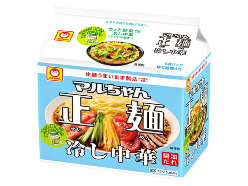 JAN 4901990513395 東洋水産 マルちゃん正麺冷し中華５Ｐ 東洋水産株式会社 食品 画像