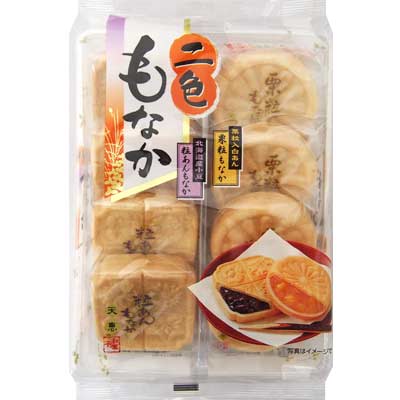 JAN 4902008320721 天恵製菓 二色もなか 8個 天恵製菓株式会社 スイーツ・お菓子 画像