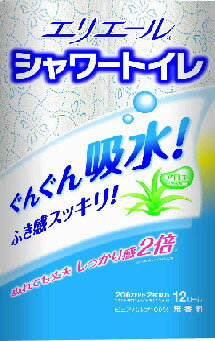 JAN 4902011721577 エリエール シャワートイレットティシュー ブルー(12ロール) 大王製紙株式会社 日用品雑貨・文房具・手芸 画像