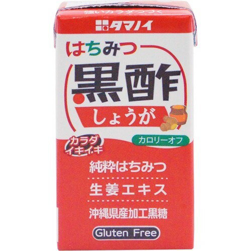 JAN 4902087223098 タマノイ はちみつ黒酢しょうが カロリーオフ(125ml*24本入) タマノイ酢株式会社 水・ソフトドリンク 画像