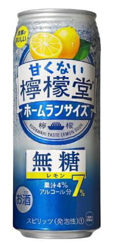 JAN 4902102156202 コカ・コーラ 甘くない檸檬堂 無糖レモン 7% 缶 500ml 日本コカ・コーラ株式会社 ビール・洋酒 画像