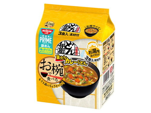 JAN 4902105110492 日清食品 オワンカレーウドン３Ｐ 日清食品株式会社 食品 画像