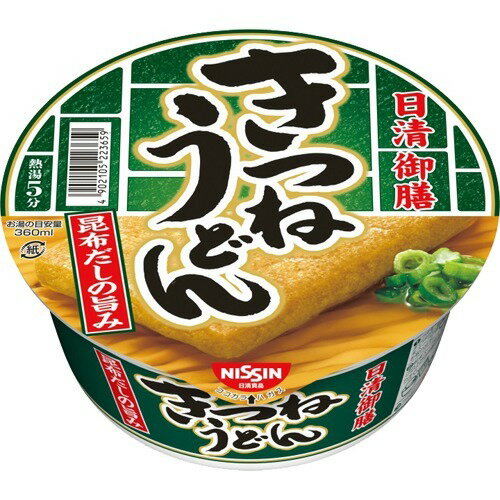 JAN 4902105225752 日清御膳 きつねうどん(80g*12食入) 日清食品株式会社 食品 画像