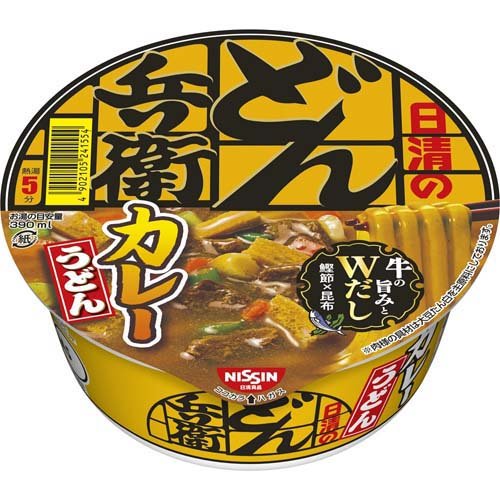 JAN 4902105241554 日清のどん兵衛 カレーうどん(87g) 日清食品株式会社 食品 画像