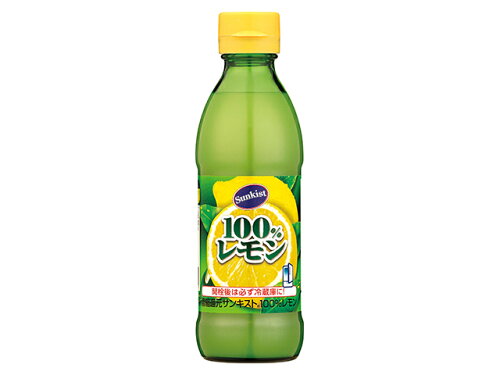 JAN 4902106612315 Ｍｉｚｋａｎ サンキスト１００％レモン　３００ｍｌ 株式会社Mizkan 水・ソフトドリンク 画像