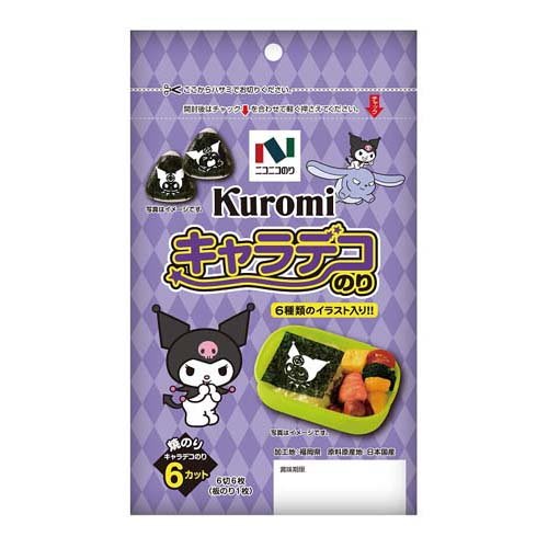 JAN 4902122052577 ニコニコのり キャラデコのり クロミ(6切6枚入) ニコニコのり株式会社 食品 画像