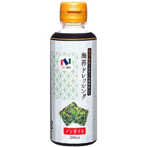 JAN 4902122061678 ニコニコのり 海苔ドレッシング(200ml) ニコニコのり株式会社 食品 画像