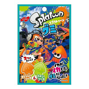 JAN 4902124071149 スプラトゥーングミ オレンジソーダ＆メロンソーダ(45g) ノーベル製菓株式会社 スイーツ・お菓子 画像