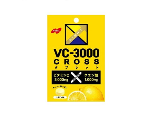 JAN 4902124072399 ノーベル VC-3000 クロスタブレット レモン 25g ノーベル製菓株式会社 スイーツ・お菓子 画像