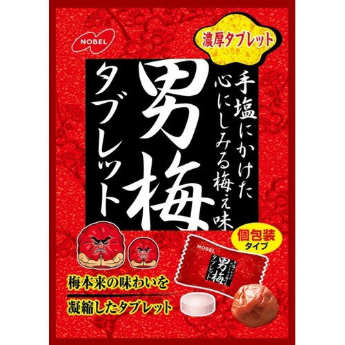 JAN 4902124681508 ノーベル製菓 男梅 タブレット(55g) ノーベル製菓株式会社 スイーツ・お菓子 画像