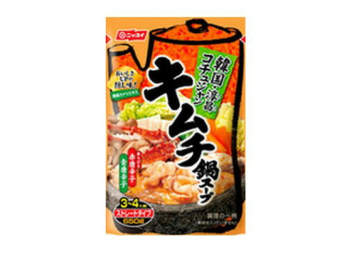 JAN 4902150112793 日本水産 Ｒキムチ鍋スープ　６５０ｇ 株式会社ニッスイ 食品 画像